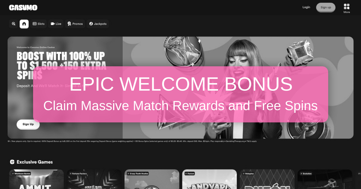 Casumo Casino 🎖️ Official Casumo Casino Site in New Zealand